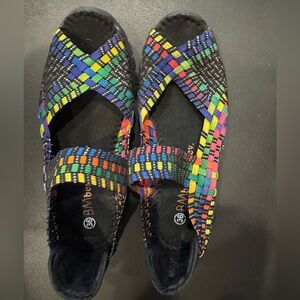 bernie mev. Multicolor Woven Sandals